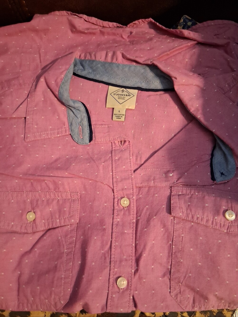Womens Casual Button-Down Shirt